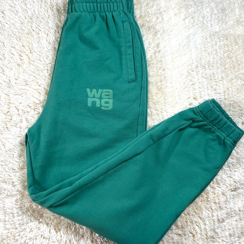 Alexander Wang Turquoise Ribbed Collar Top - Picture 5 of 13